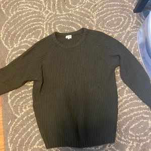 Women’s Large green wool sweater